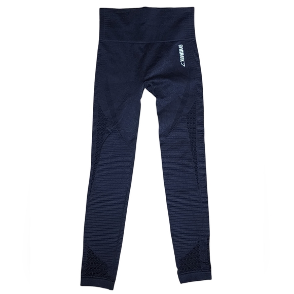 GYMSHARK Gymshark Women's XS Energy Seamless Legging Black High Rise Full Length - Picture 1 of 9